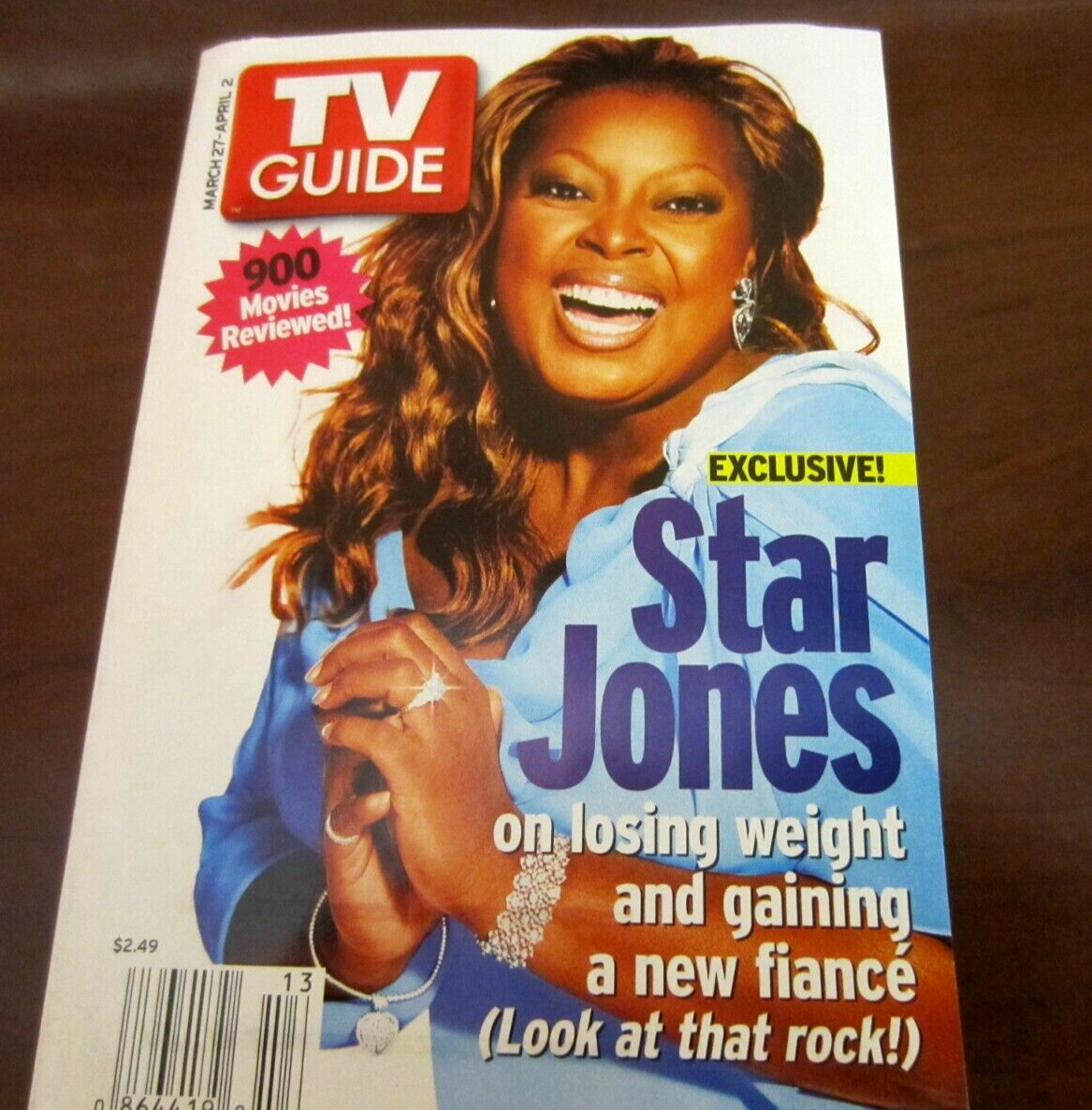 TV Guide Star Jones March 27-April 2, 2004 / Ships free same day with Tracking
