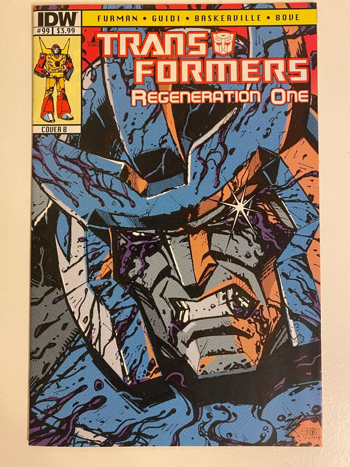Transformers Regeneration One #99 Cover B (Retro style)