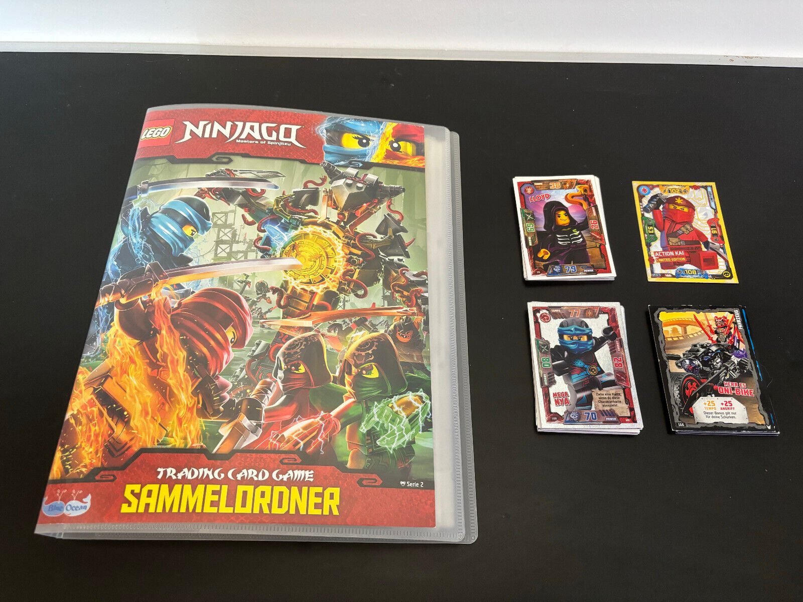 LEGO Ninjago Cards Series 2 Folders with LE 2017 and Extra Cards Series 1 and 3