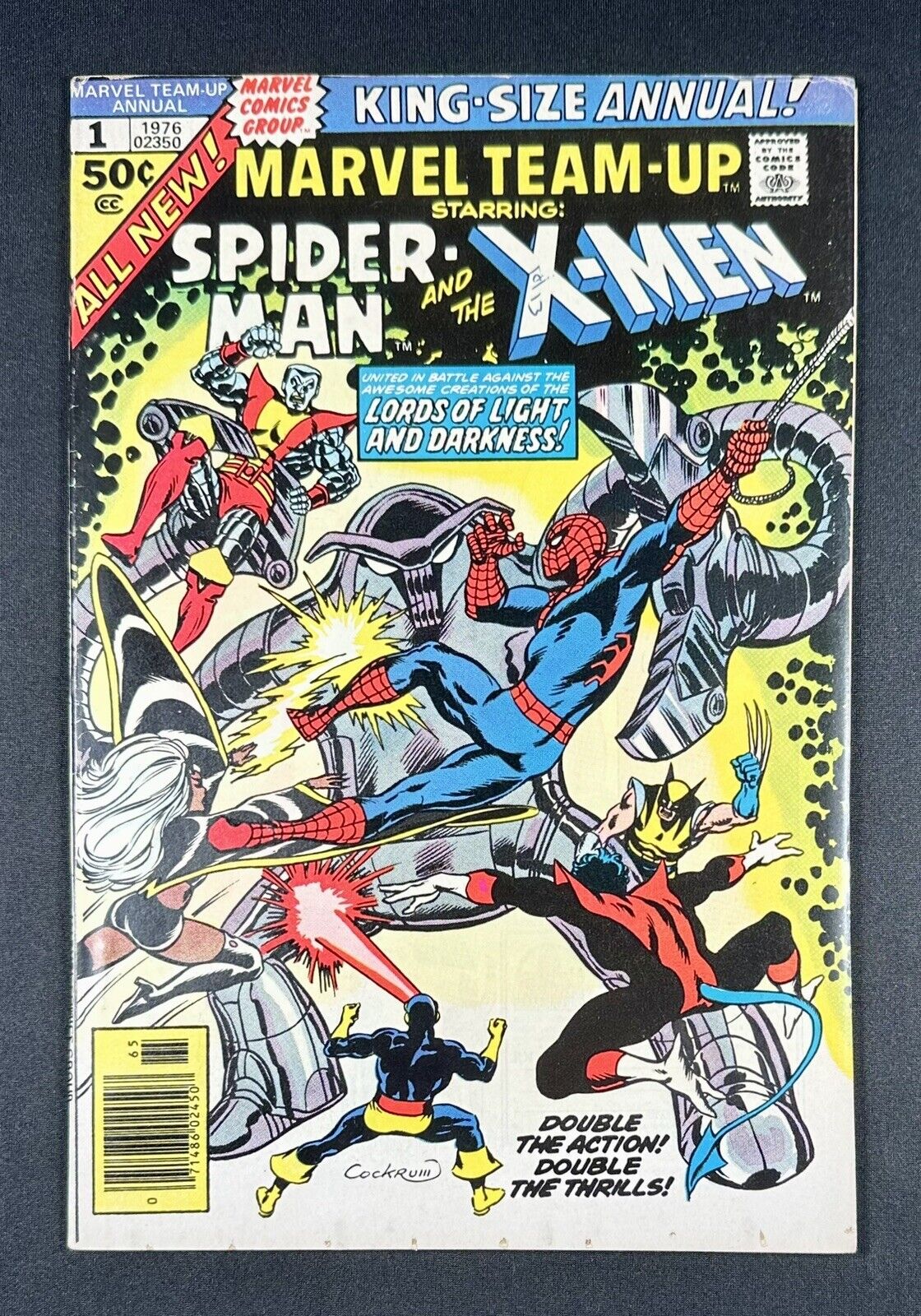 Marvel Team-Up Annual # 1 - New X-Men, 2nd Phoenix, Cockrum Cover VF Cond.