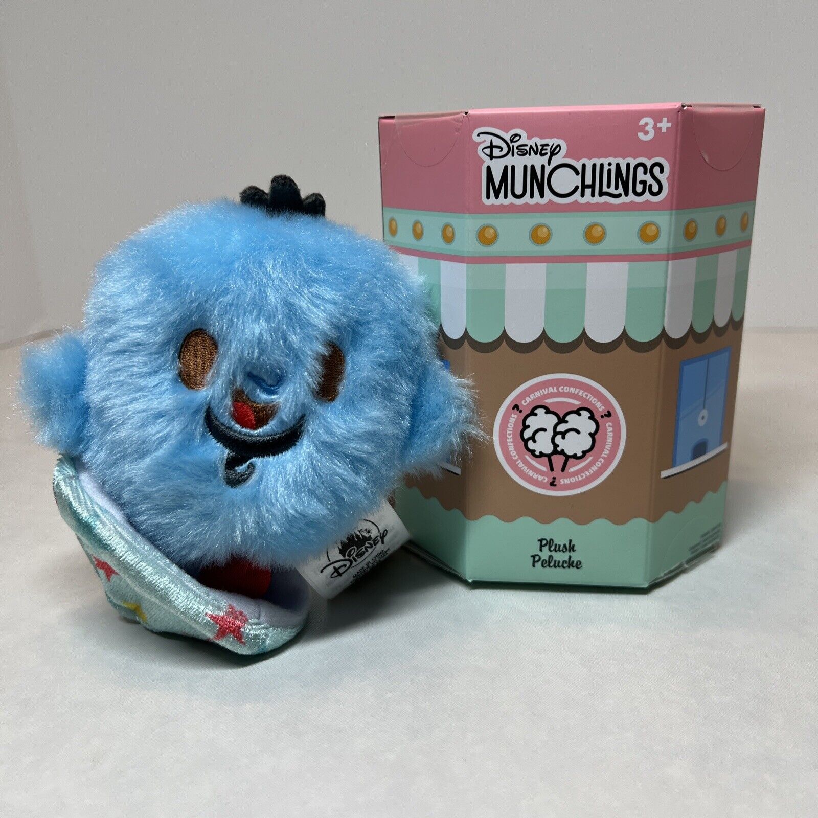 2024 Disney Parks Munchlings Carnival Confections Plush Genie Cotton Candy