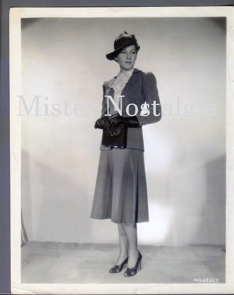 Lovely Una Merkel MGM Fashion 1935 Photo rare original