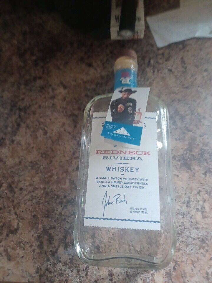 Redneck riviera whiskey bottle empty