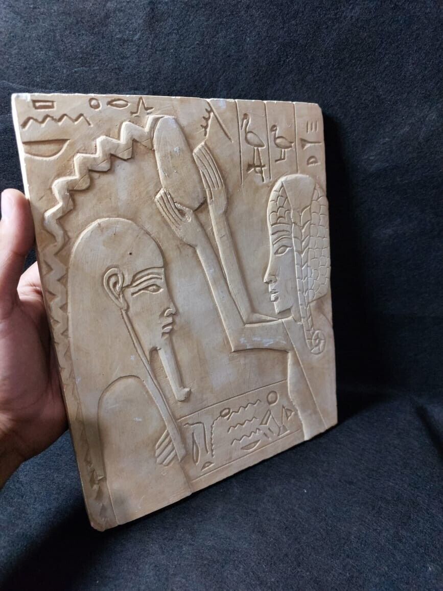 A mural of Queen Nefertiti ancient Egyptian Pharaonic antiquities Unique stone