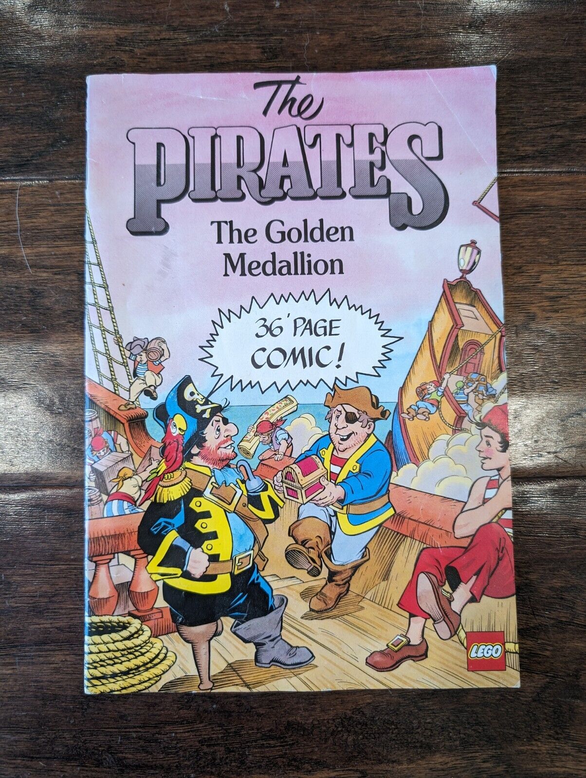 The Pirates The Golden Medallion Lego Comic Book 1989. From Set 6255.