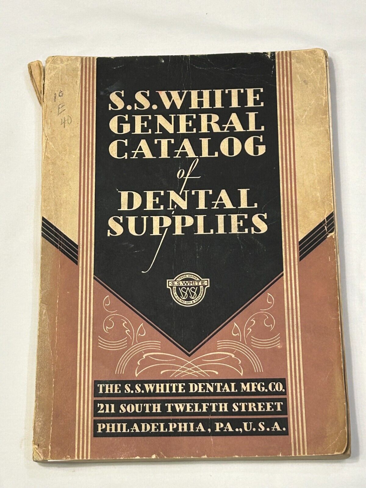 1931 SS White Catalog of Dental Supplies
