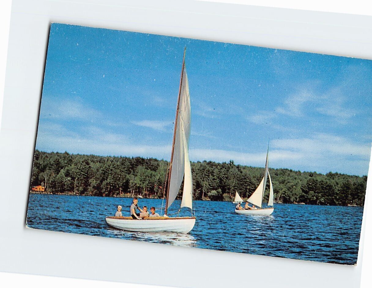 Postcard Sailboats