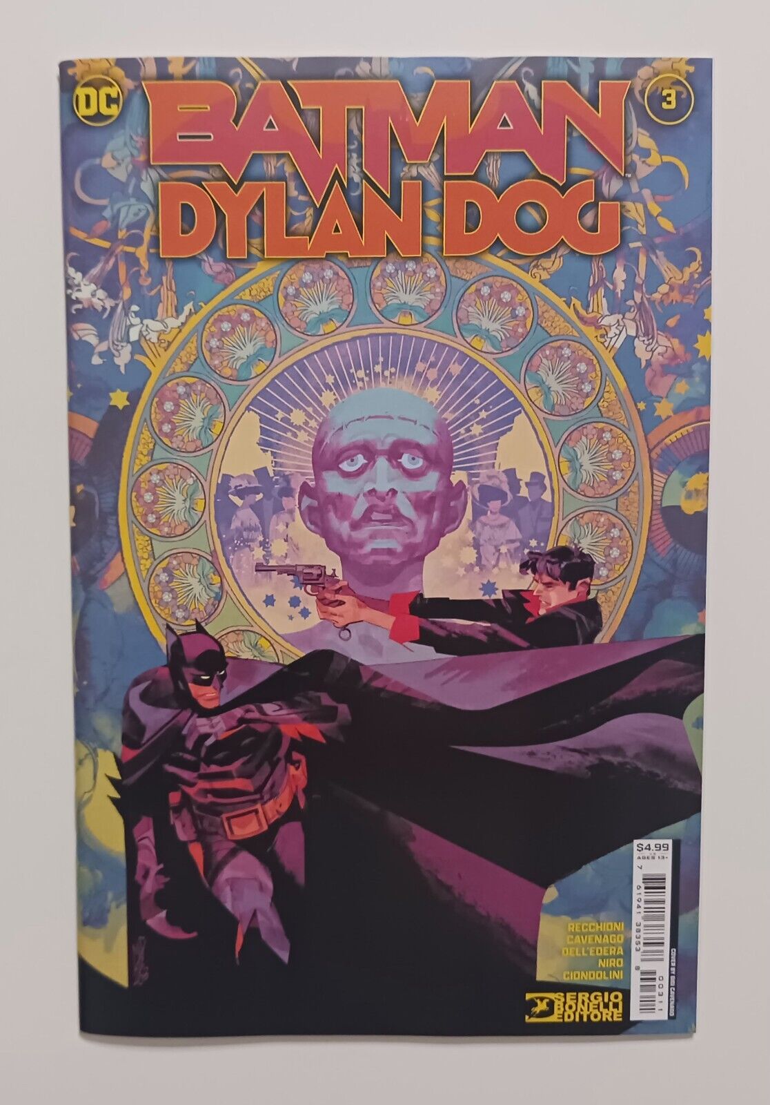 BATMAN DYLAN DOG #3 COMIC GIGI CAVENAGO COVER NEAR MINT