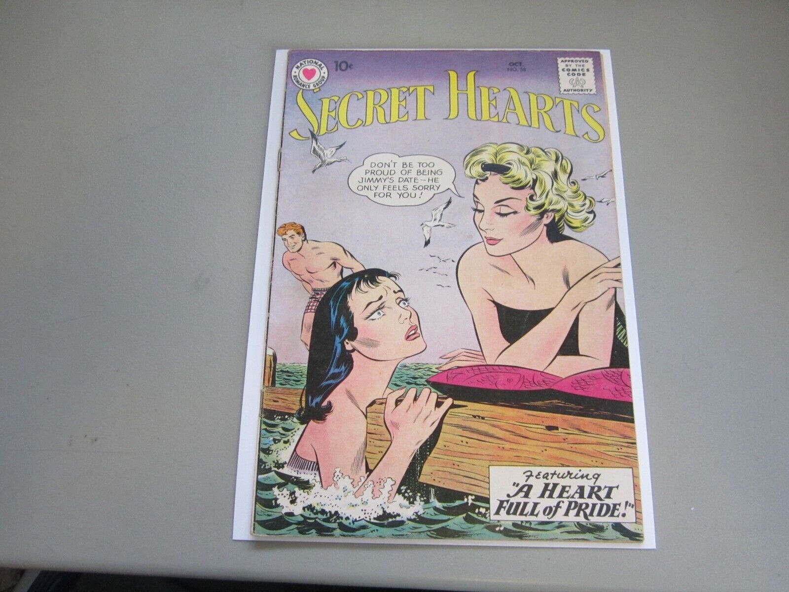 Secret Hearts #58 Comic Book 1959