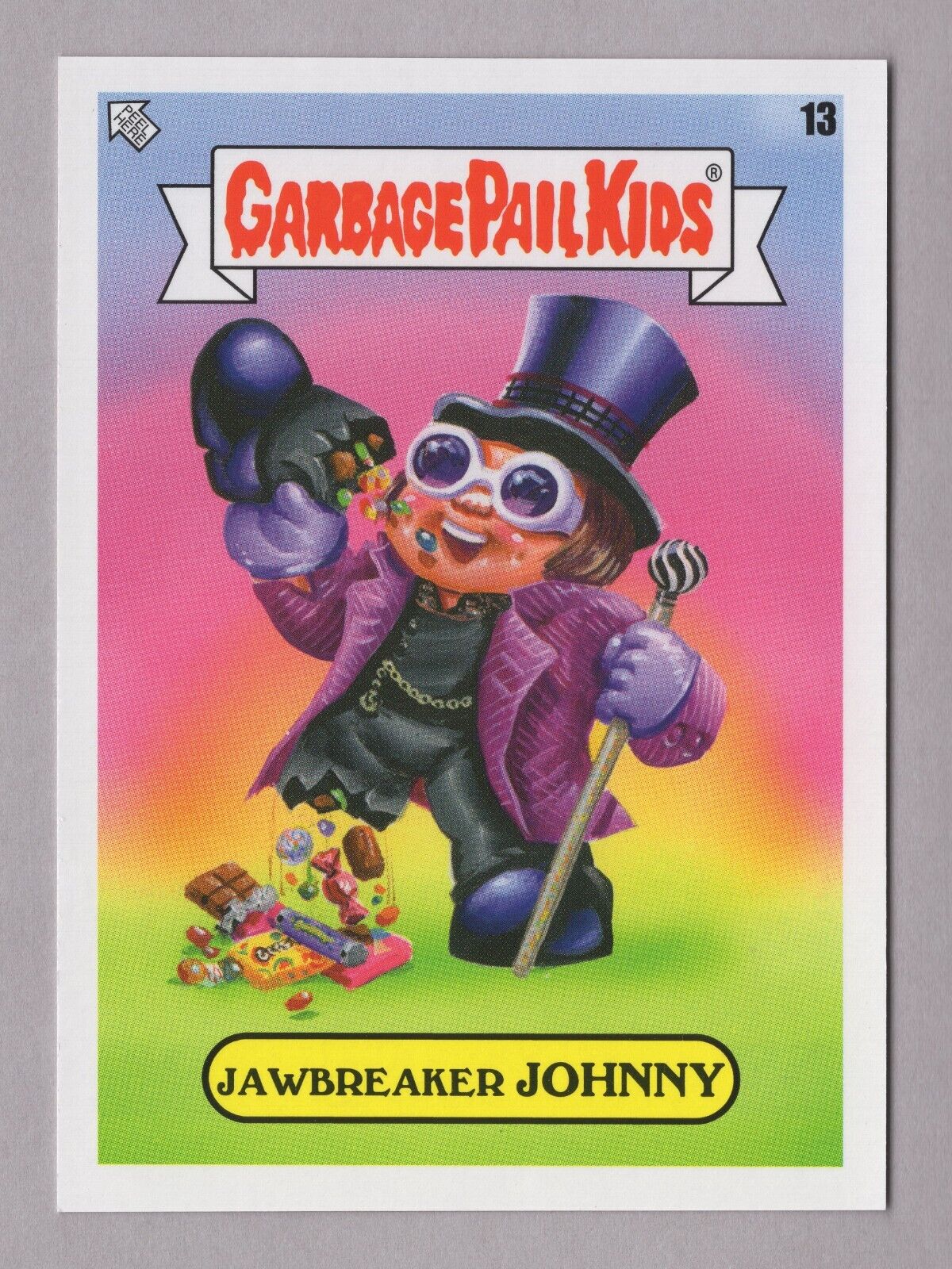 Jawbreaker Johnny 2022 Topps Garbage Pail Kids Book Worms Gross Adaptations #13