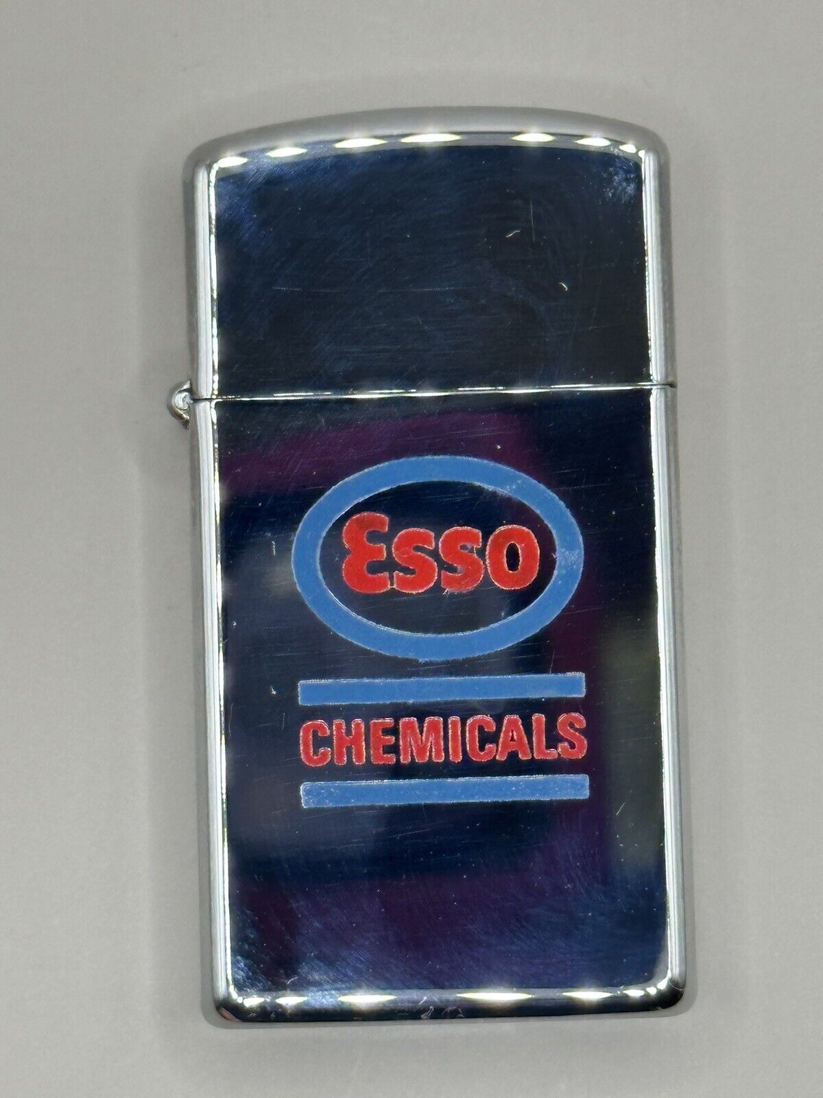 Vintage 1966 Esso Chemicals Zippo Lighter NEW Never Lit