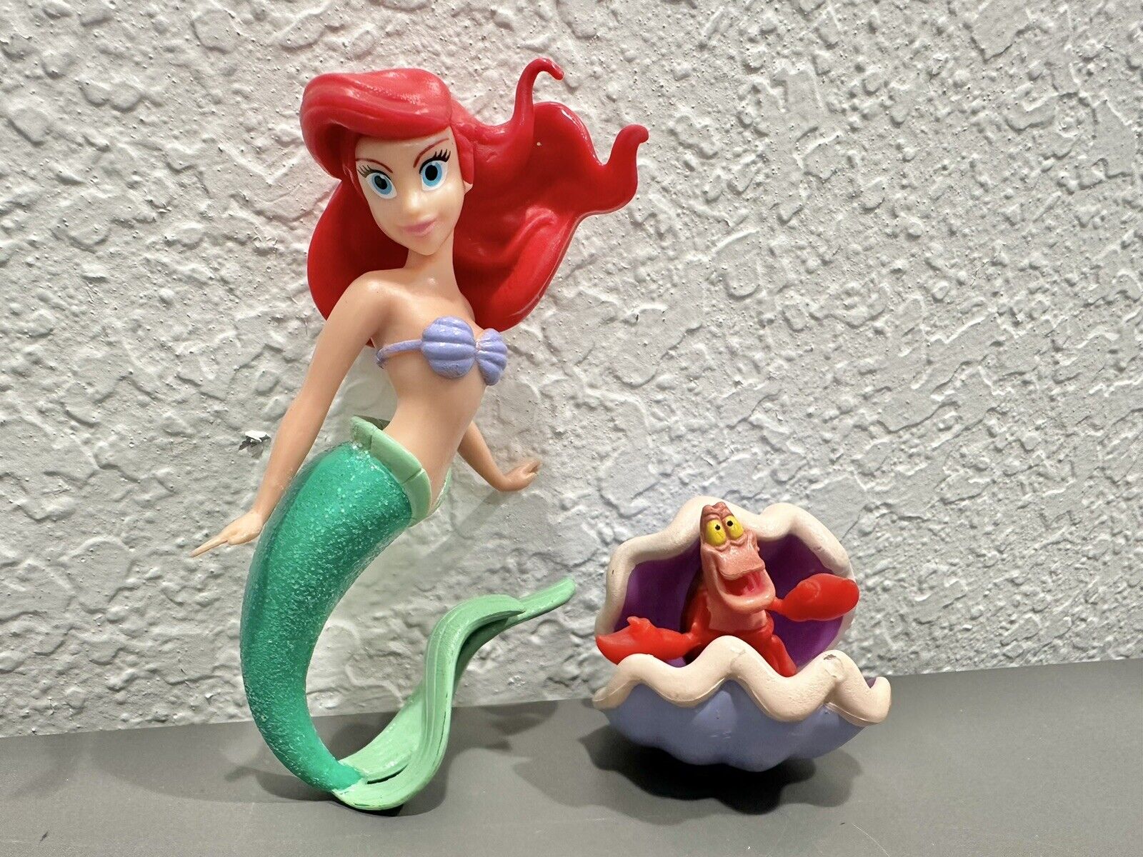 Swimways Ariel Princess Little Mermaid And Sebastian Disney Pixar Toy Figure