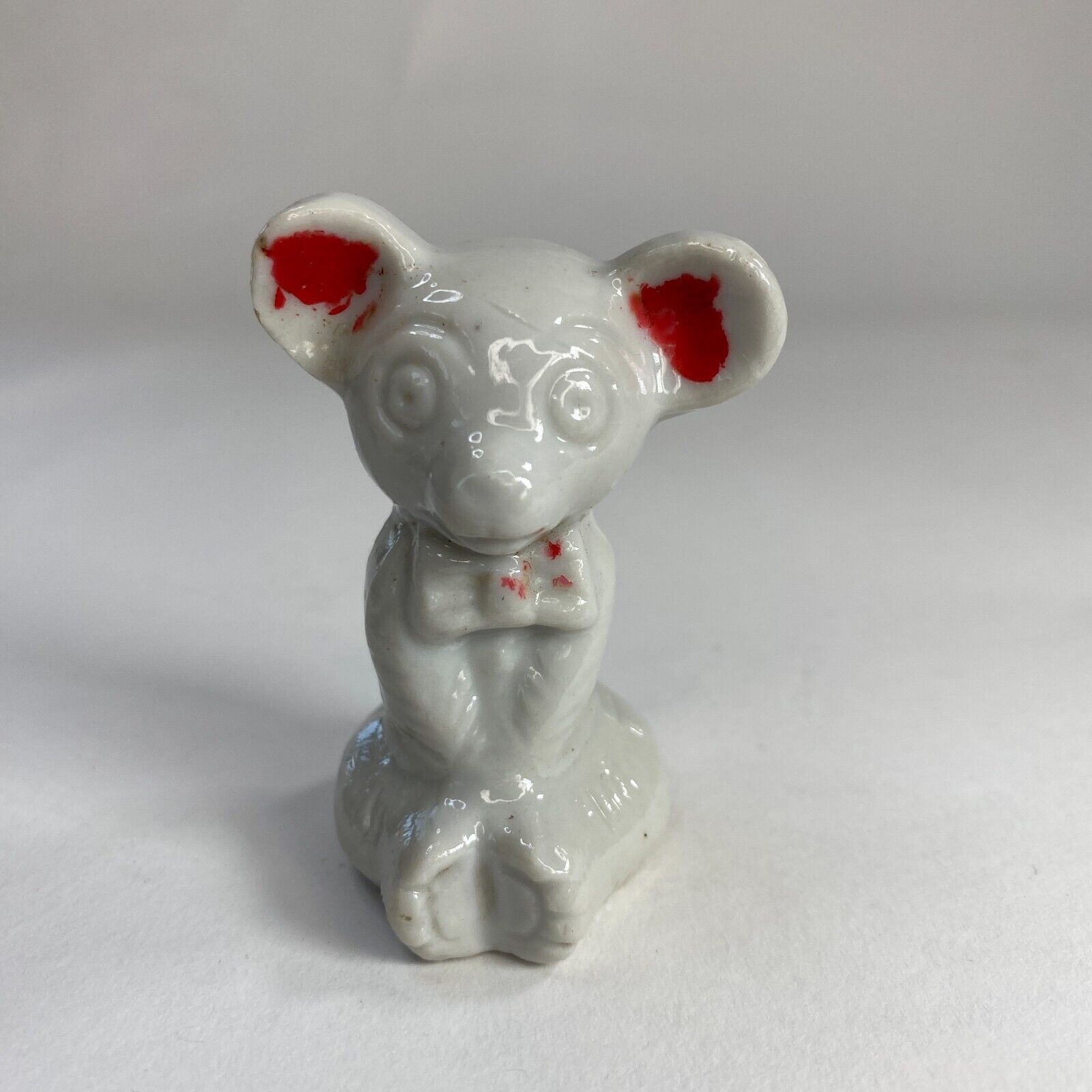 Japan Teddy Bear Porcelain Antique Figurine Vintage 2.5\