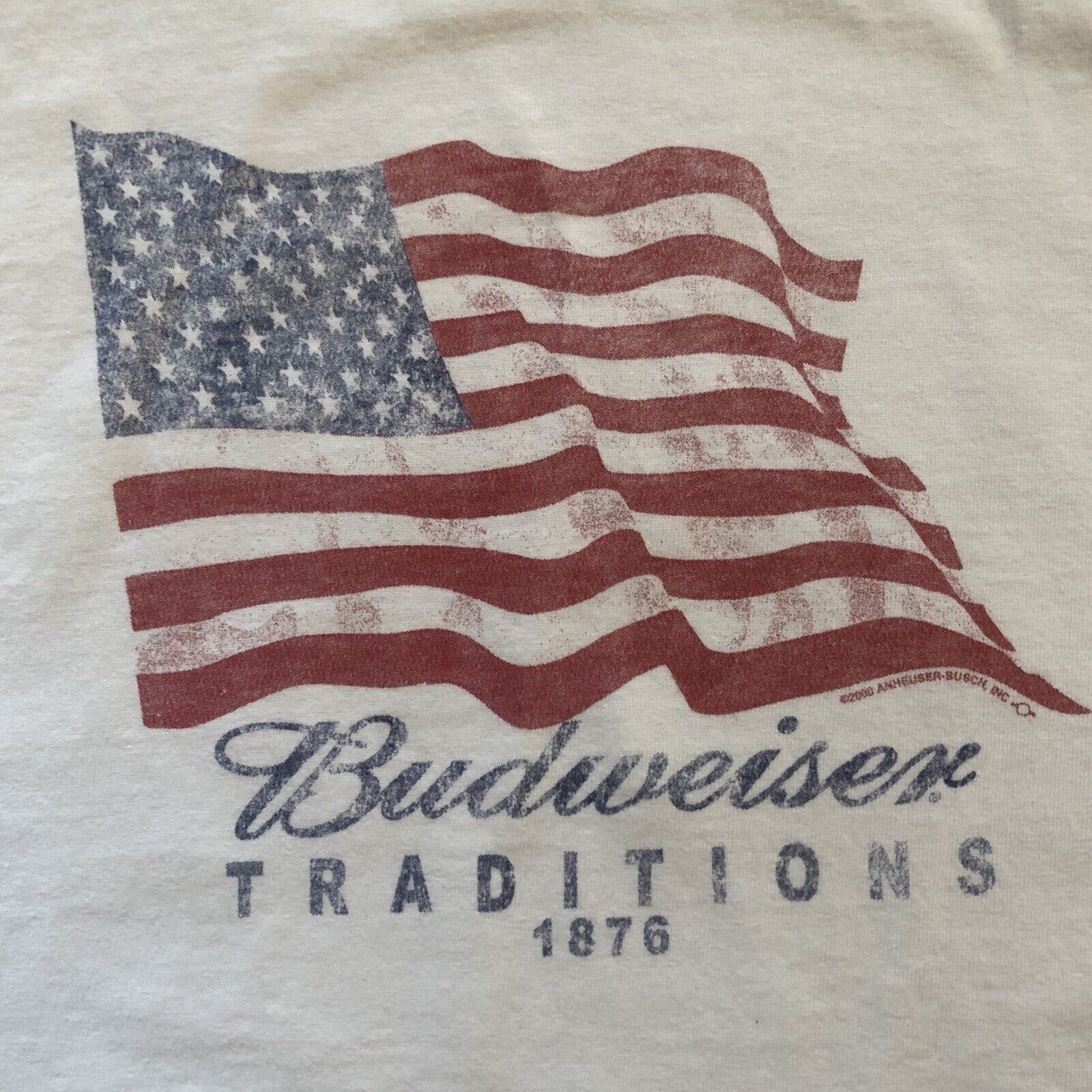 Vintage Budweiser Traditions 1876 Tshirt XL