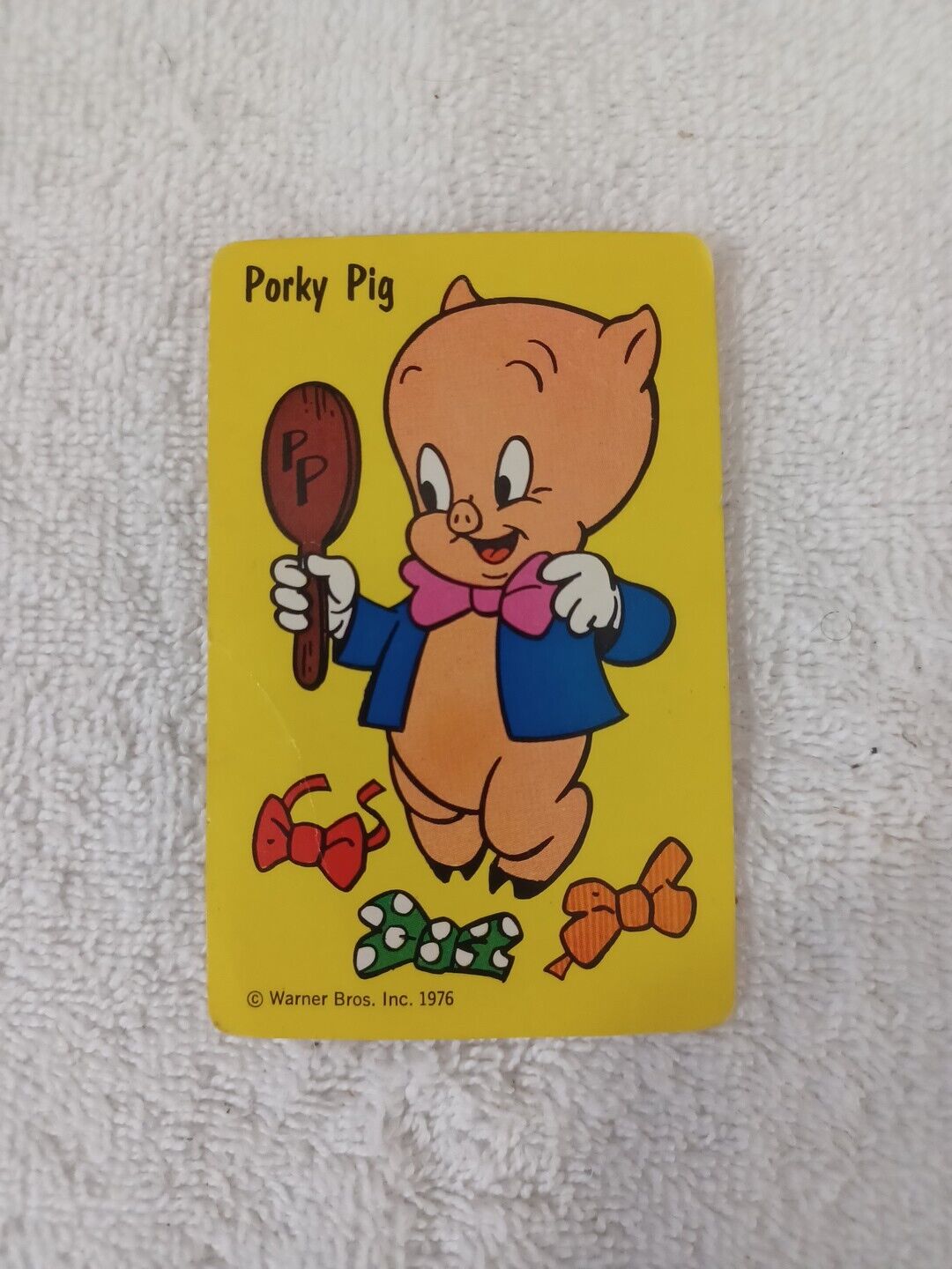1976 PORKY PIG - Whitman Publishing Warner Bros. Looney Tunes Card Game