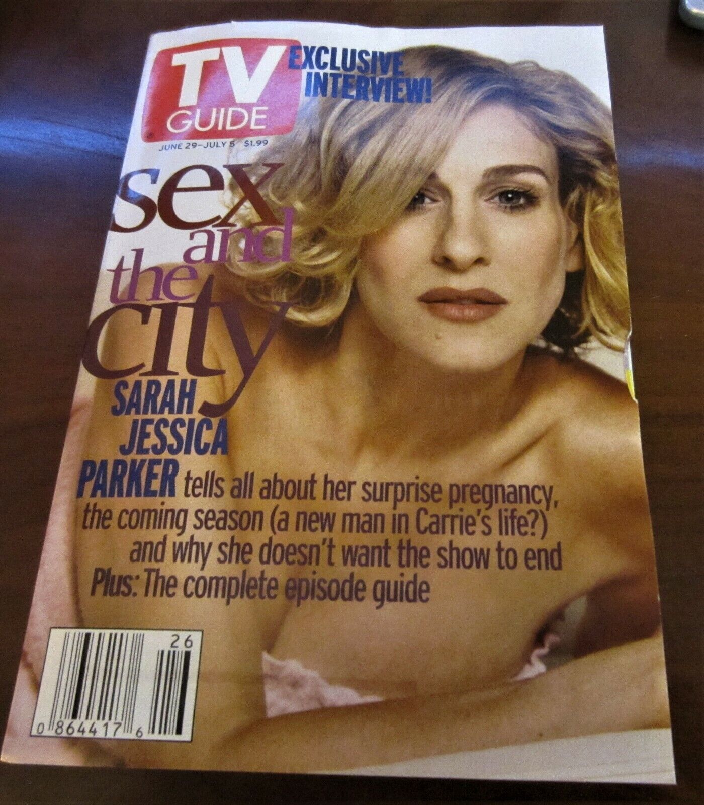 TV Guide Sex in the City / slightly used 