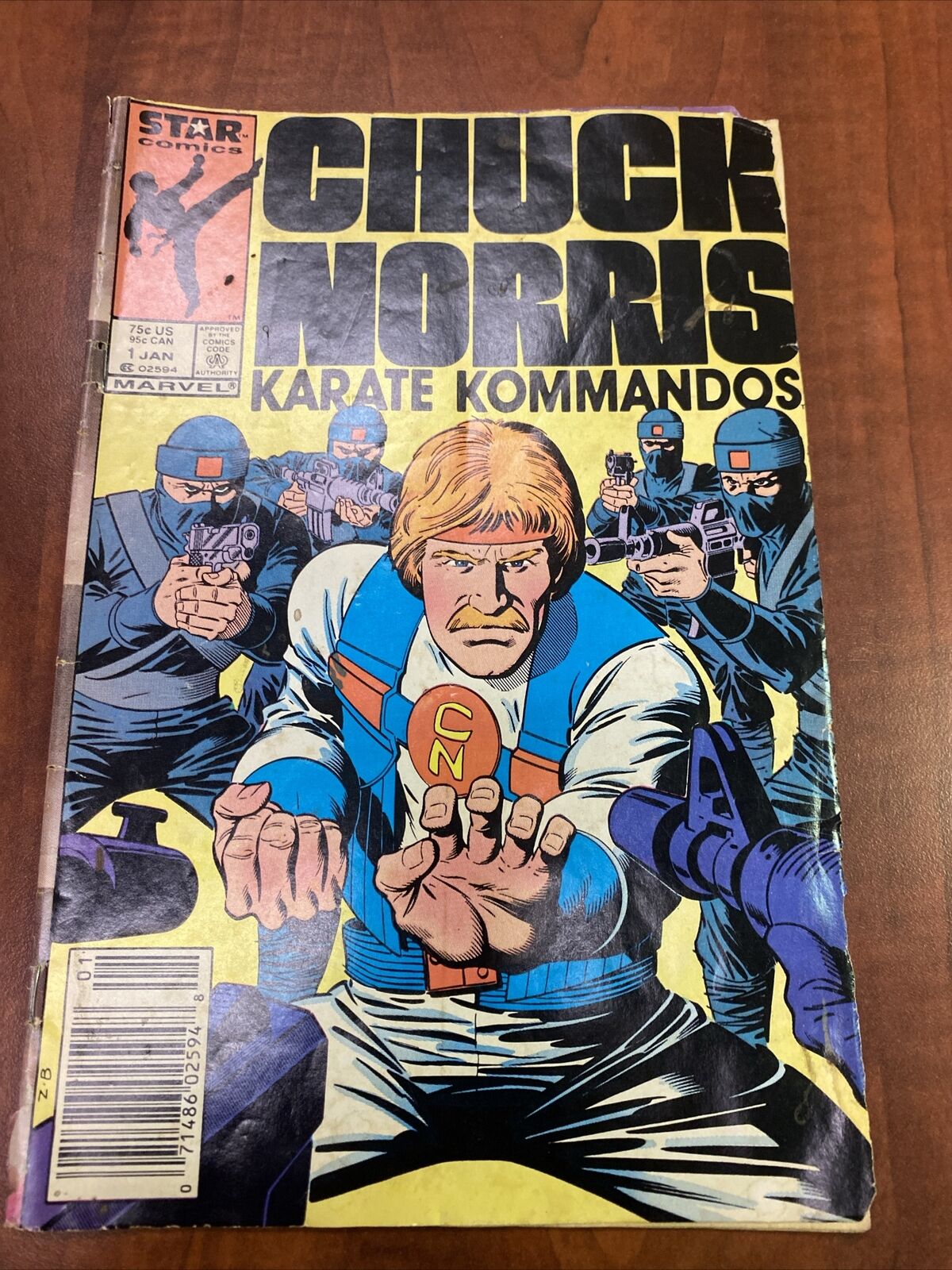 Chuck Norris Karate Kommandos #1 / Marvel Star Comics 1987
