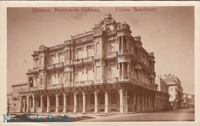 Postcard RPPC Havana Cuba Residence 