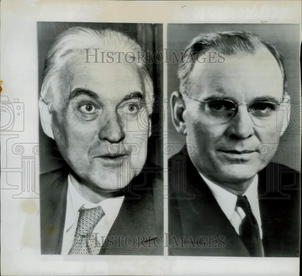 1946 Press Photo Senator Henrik Shipstead conceded defeat to Edward J. Thye