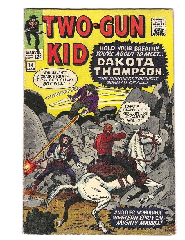 Two-Gun Kid #74 1965 VG+ or better Dakota Thompson Combine Shipping