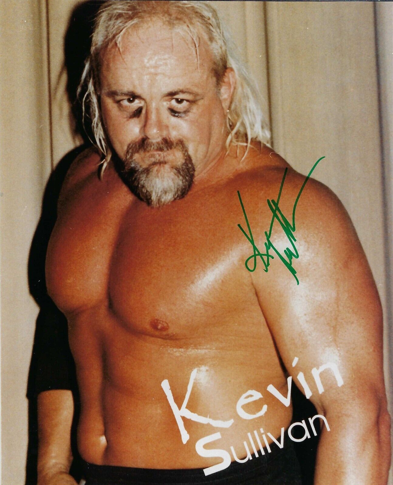 KEVIN SULLIVAN 8X10 SIGNED PHOTO WRESTLING PICTURE AUTOGRAPHED IN PERSON