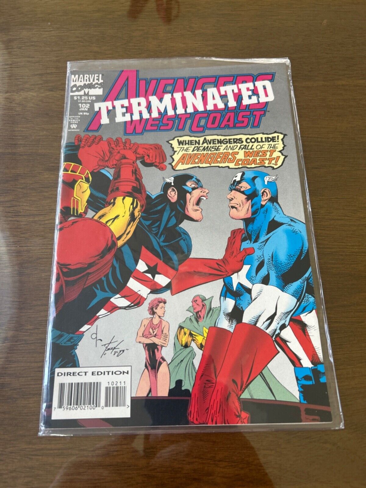 Avengers West Coast #102 Marvel Comics Iron Man Captain America Vision