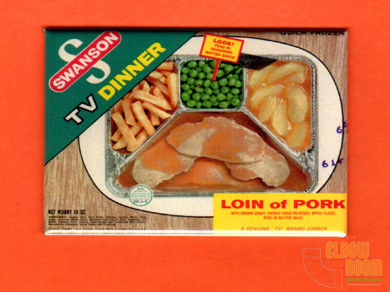 Swanson TV Dinner Loin of Pork vintage box art 2x3\