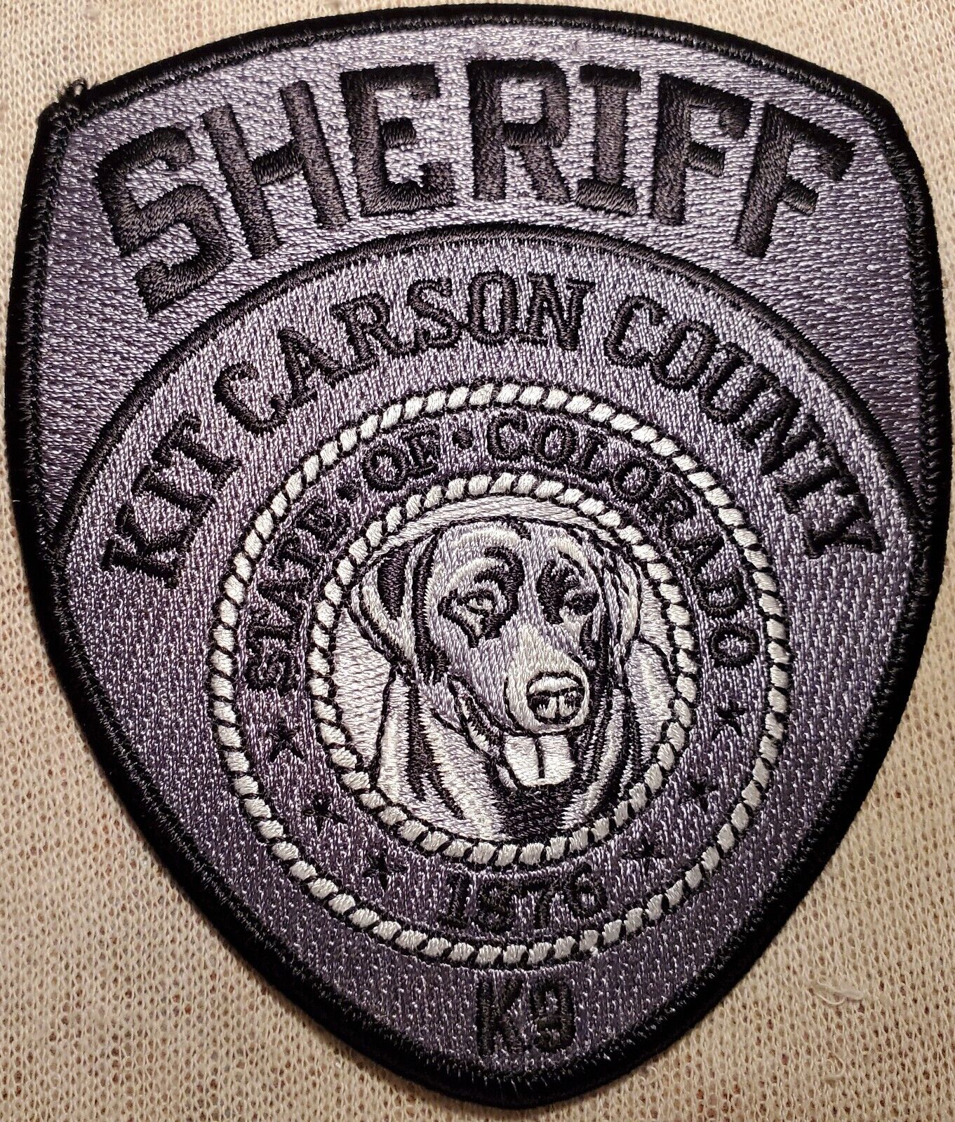 CO Kit Carson County Colorado K-9 Unit Sheriff Shoulder Patch
