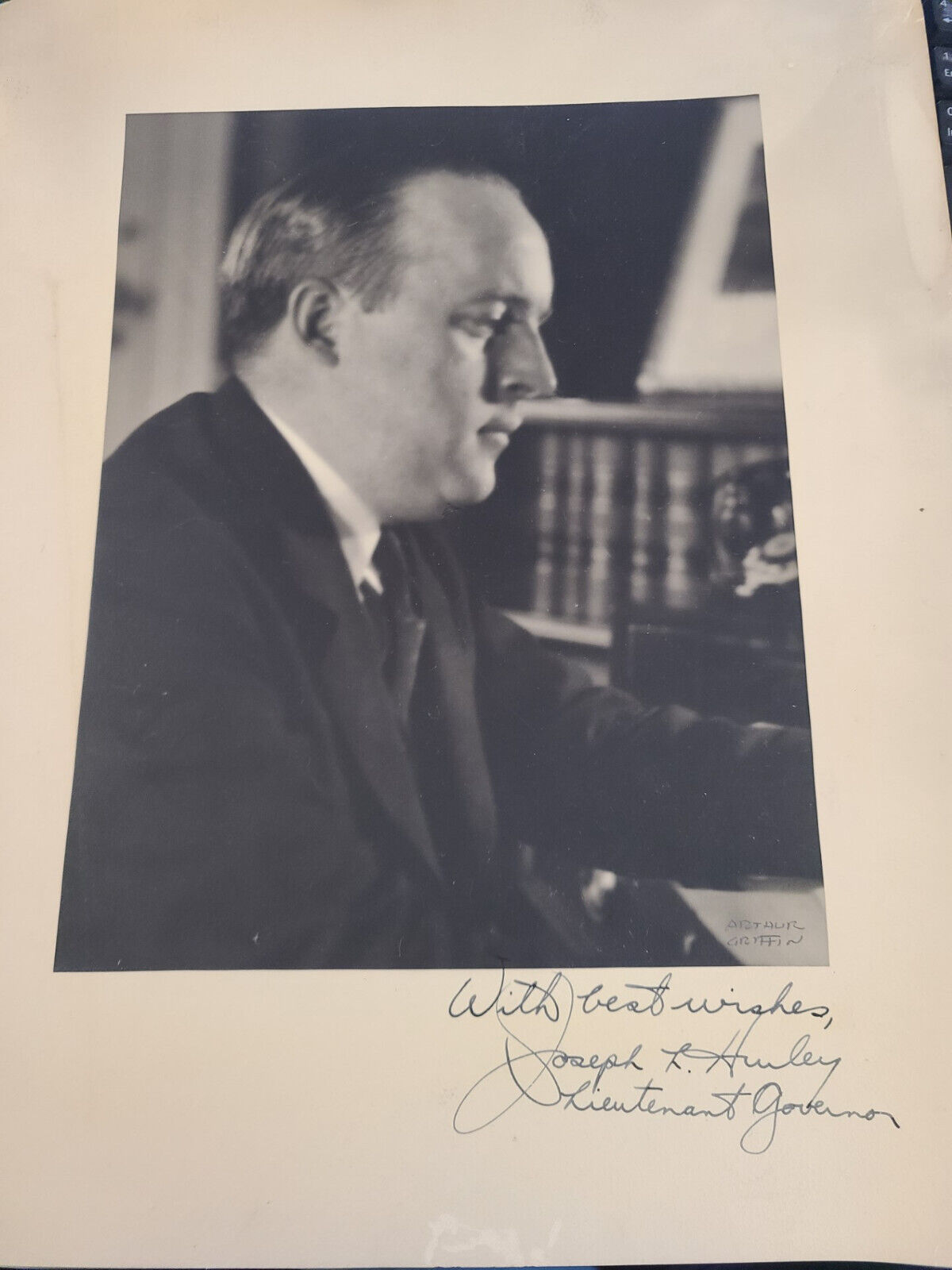JOSEPH L. HURLEY, LIEUTENANT GOVERNOR - COMMONWEALTH OF MASSACHUSETTS 1935