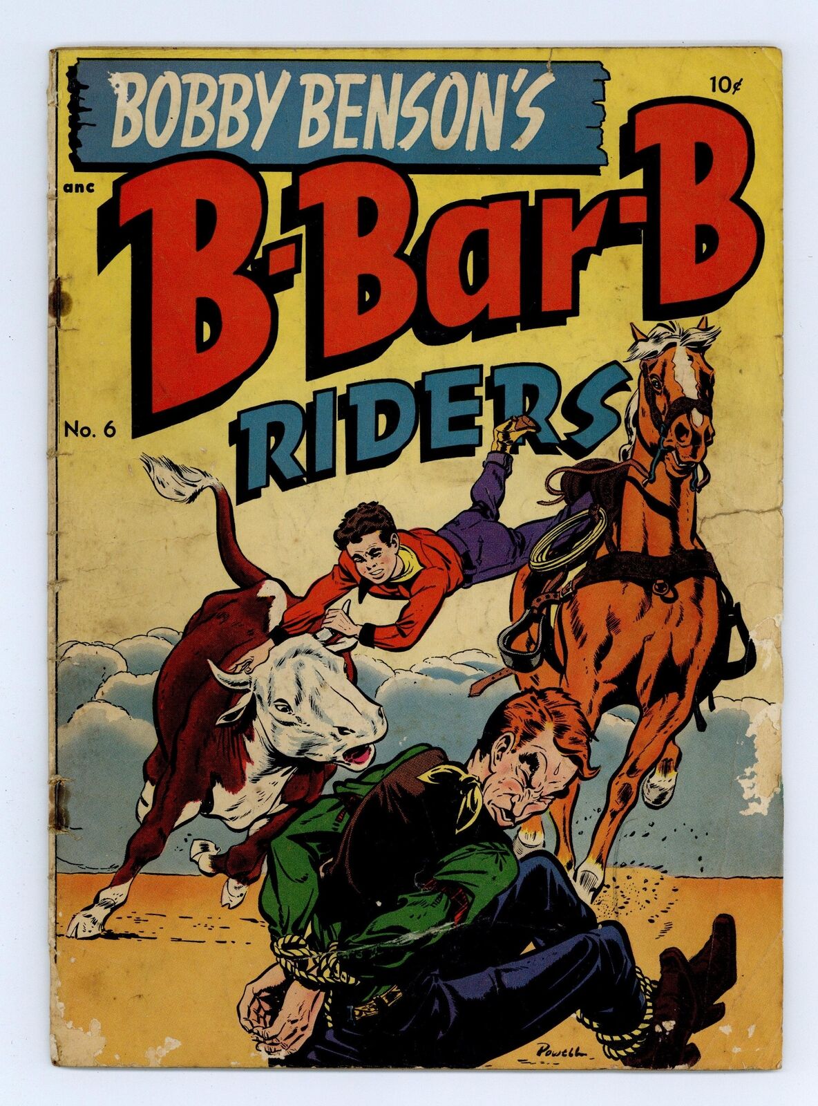 Bobby Benson\'s B-Bar-B Riders #6 GD- 1.8 1951 Low Grade