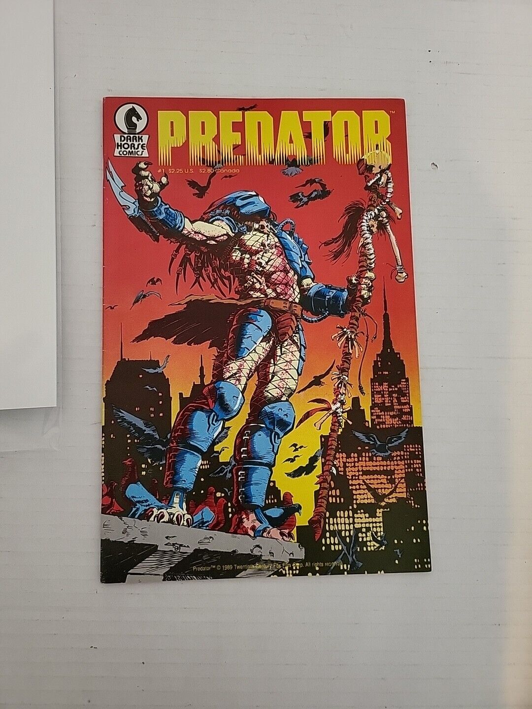 PREDATOR #1 Dark Horse Comics (1989) First Printing Chris Warner