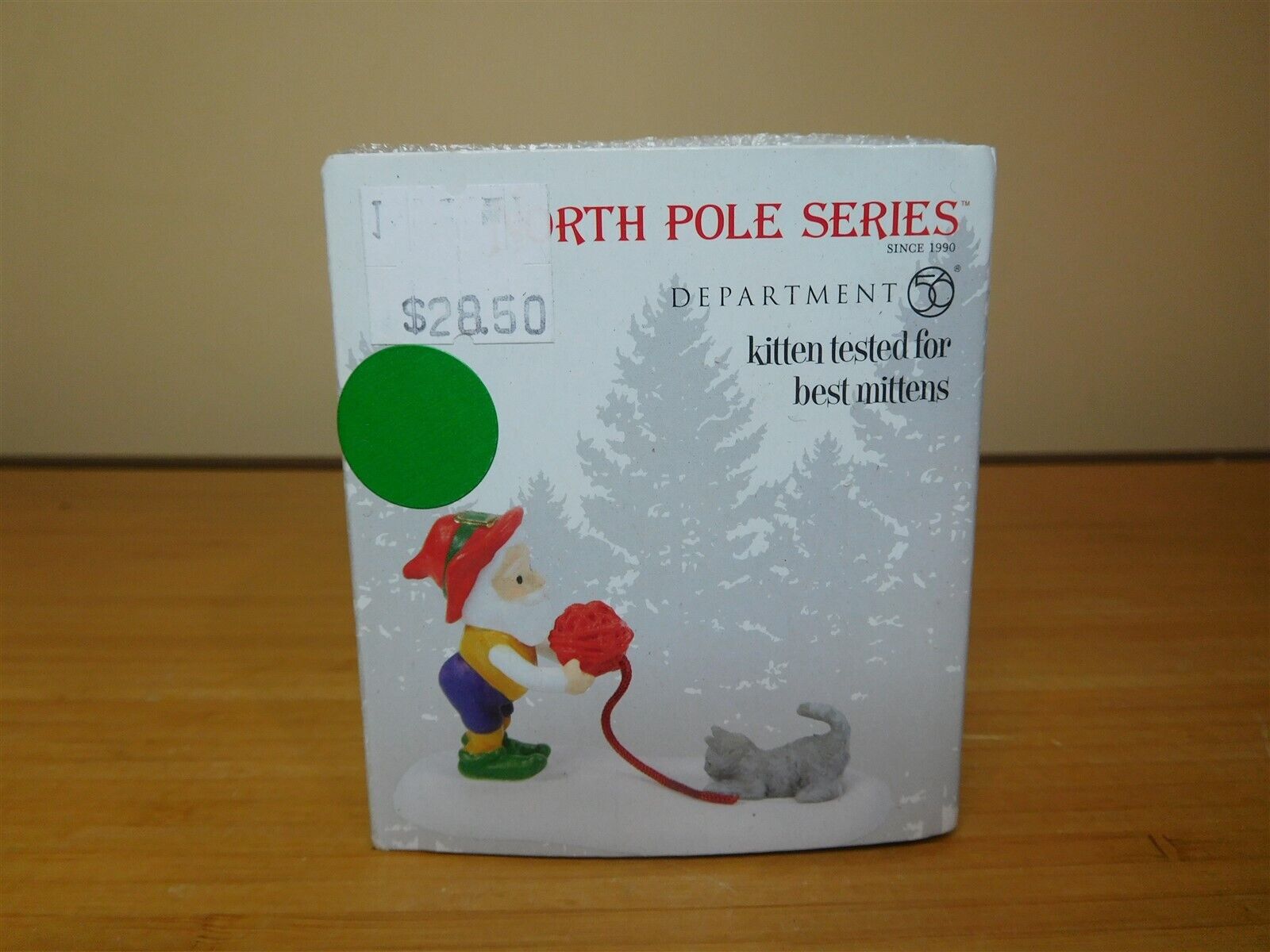 Dept 56 North Pole Accessory - Kitten Tested For Best Mittens - #6007616 - NIB 