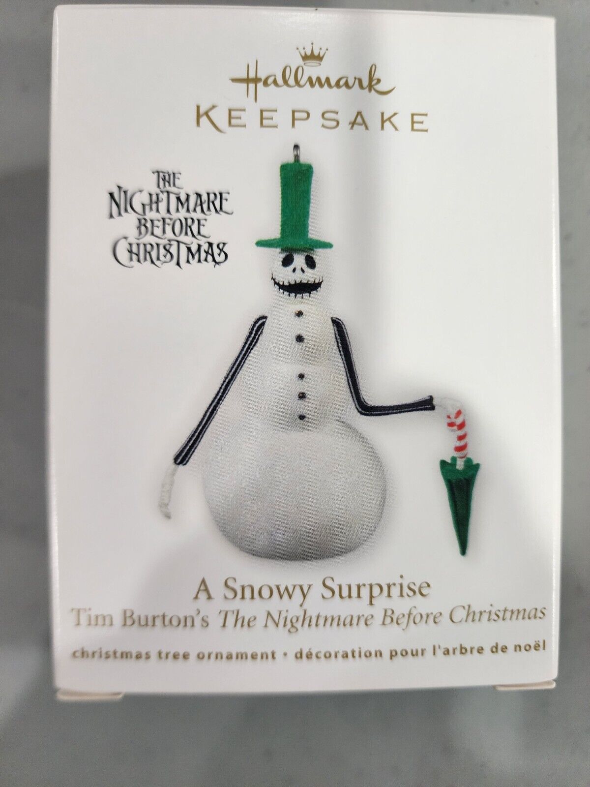 Hallmark Keepsake 2011 A Snowy Surprise The Nightmare Before Christmas Ornament
