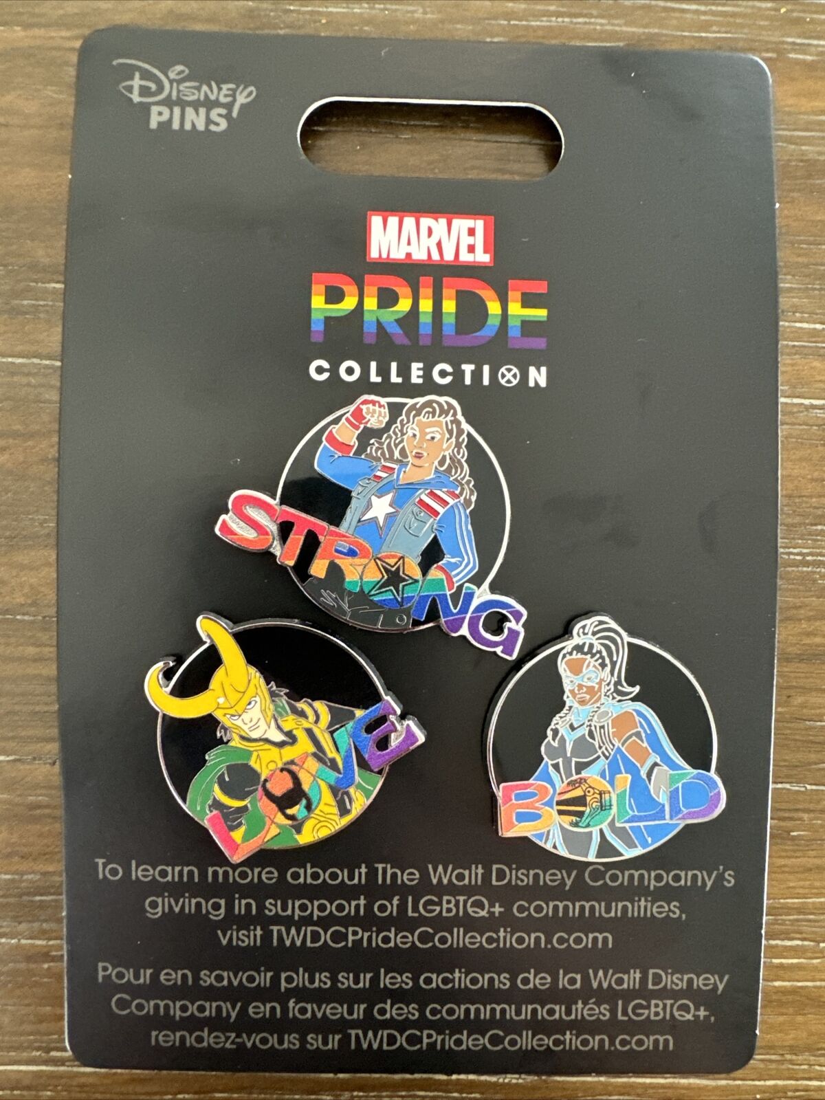 Marvel Pride Disney Pin Collection