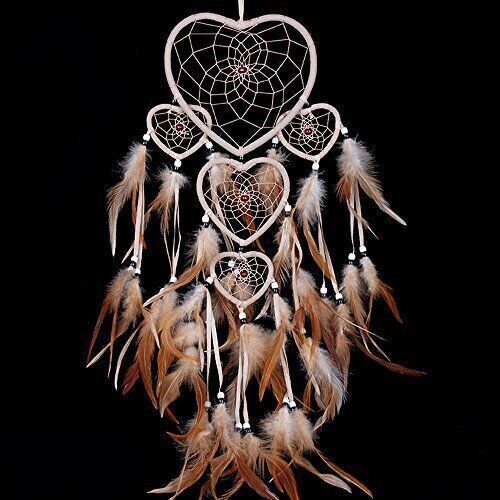 Large Handmade Dream Catcher Traditional Dreamcatcher Feather Wall Hanging...