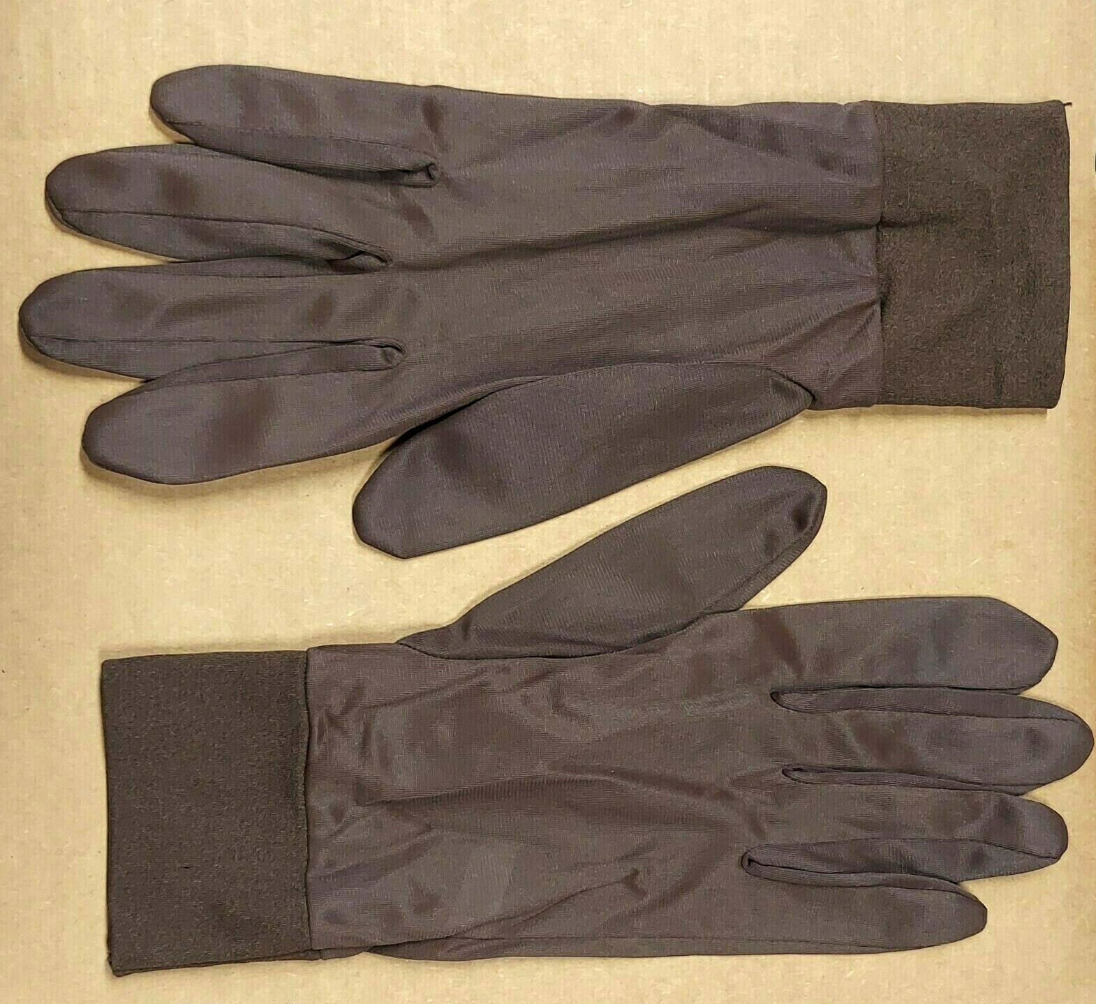 Reproduction WW2 US Army Air Force Pilots B3-A Brown Glove Liners Size Large
