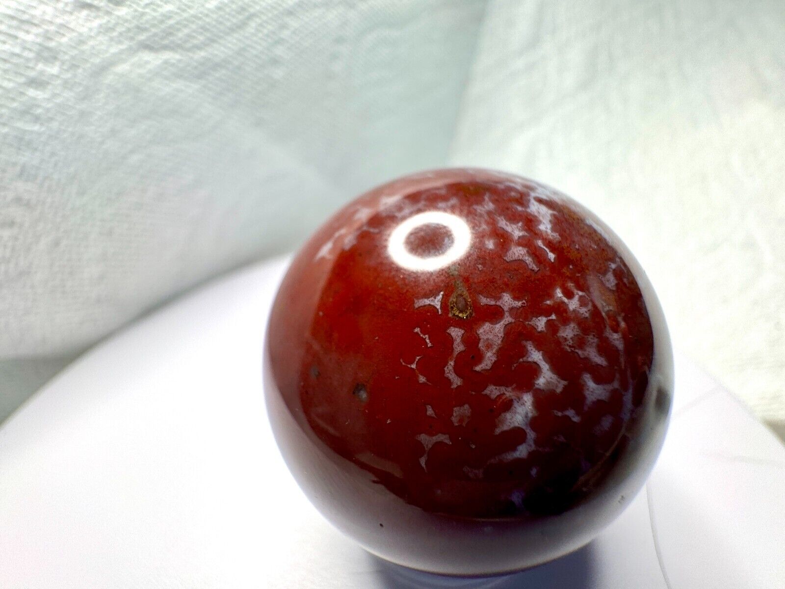 40mm Natural Red and Pink Quartz Sphere Ball