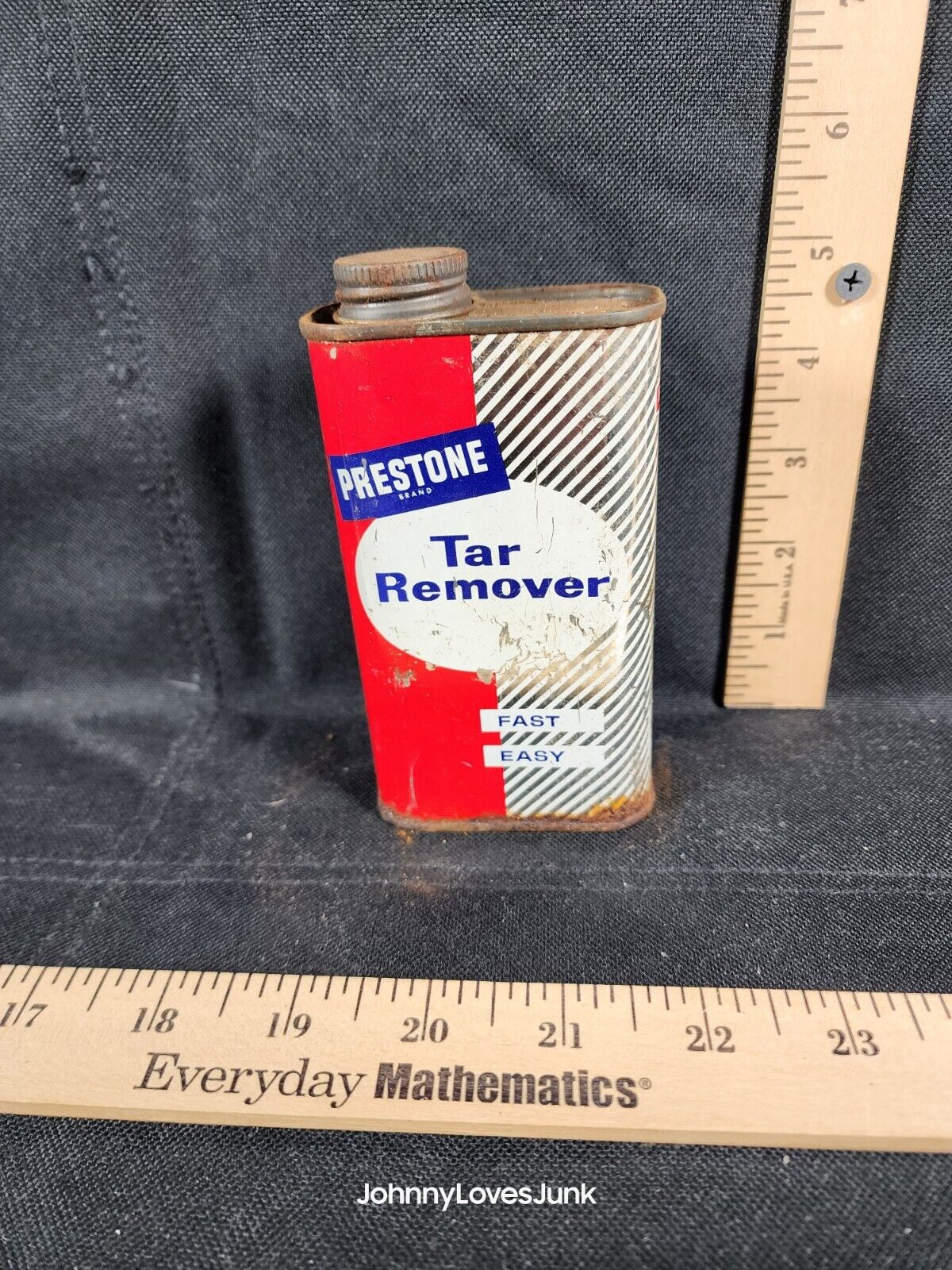 Vintage Prestone Tar Remover Can/Tin Empty Great Shape #1 