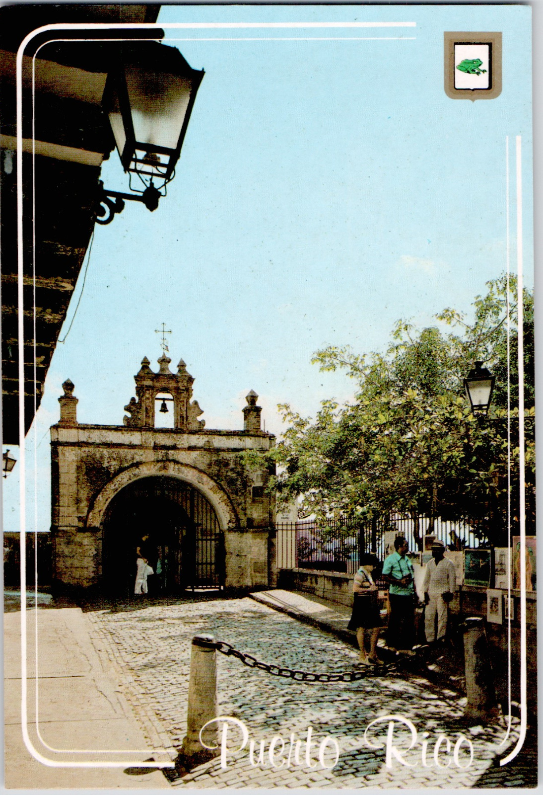 Old San Juan Puerto Rico Cristo Chapel Caribbean Tropical Island PR Postcard
