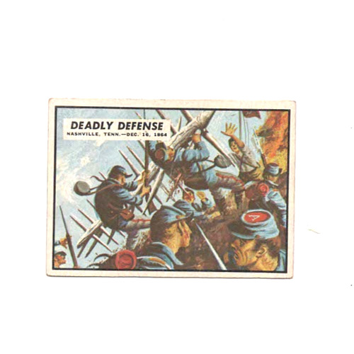 Civil War News - NO. 81  DEADLY DEFENSE NM NICE BORDER FRONT AND BACK
