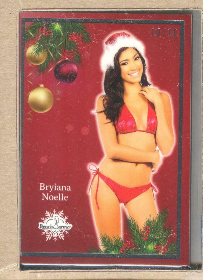 Bryiana Noelle 14 2021 Bench Warmer Holiday Premium Base Silver 10/10