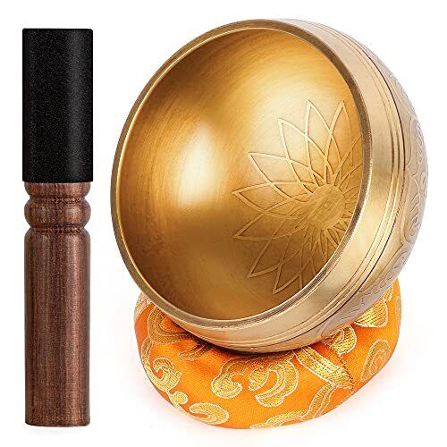 Tibetan Singing Bowls Set-100% Hand-hammered in Nepal Sound Bowl for 4 inch