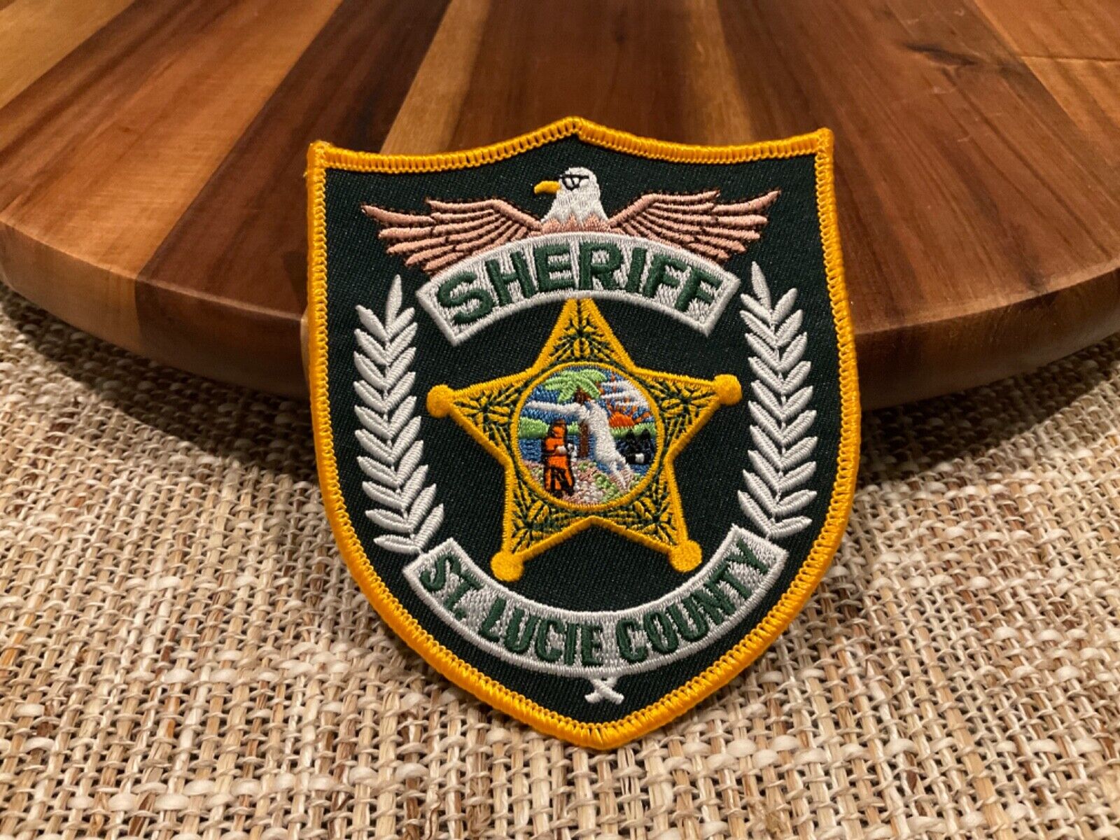 St Lucie  County Sheriff State Florida FL color version