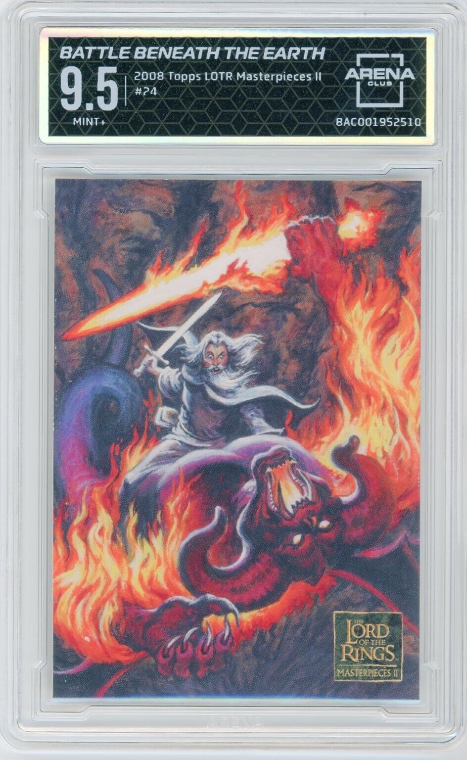 2008 Topps The Lord of the Rings #24 Battle Beneath the Earth Arena Club 9.5