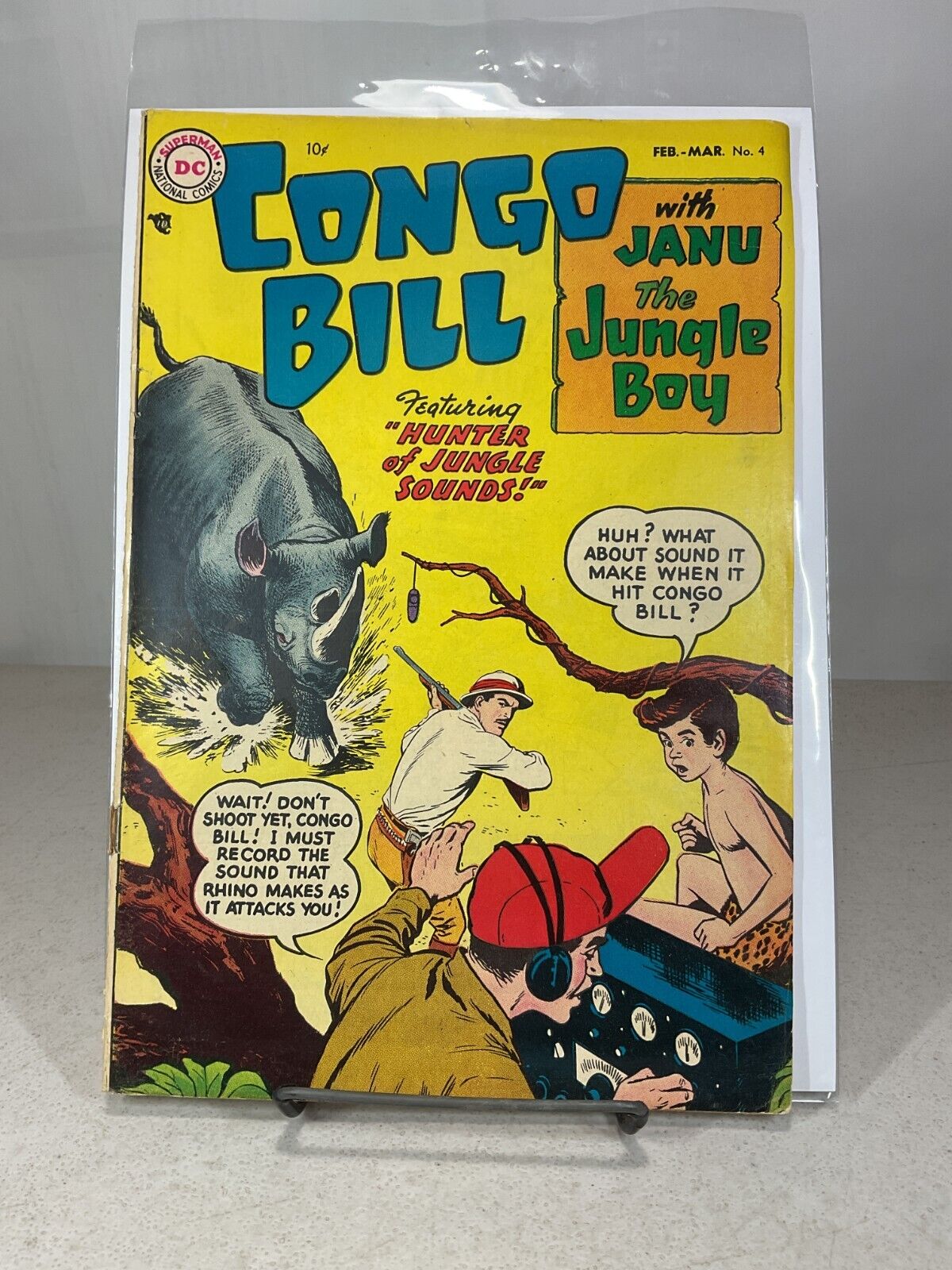 DC Comics Congo Bill #4 1955 FN+