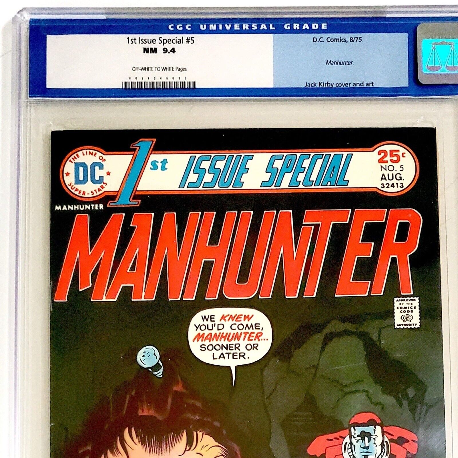 1ST ISSUE SPECIAL #5 CGC 9.4 key 1st Manhunter bronze Kirby low census old label