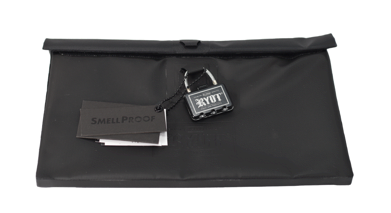 RYOT Medium Flat Pack Bag w Lock BLACK 10.8\