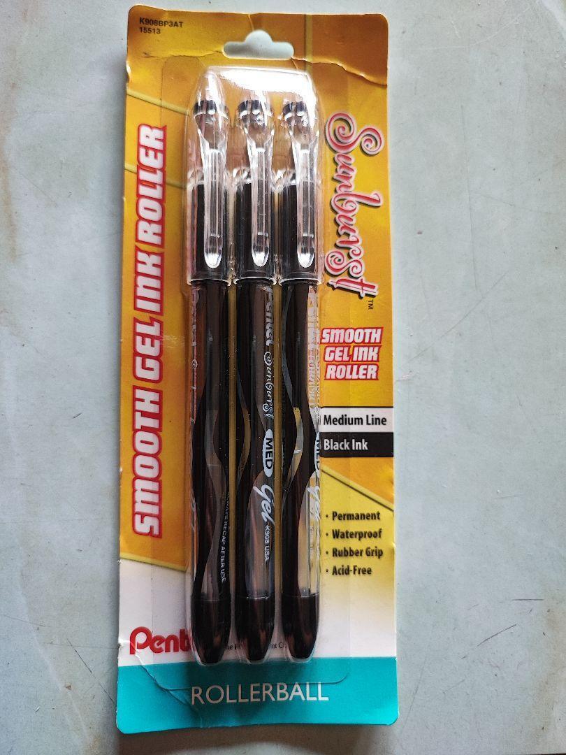 Pen spinning pentel sunburst black #21755f