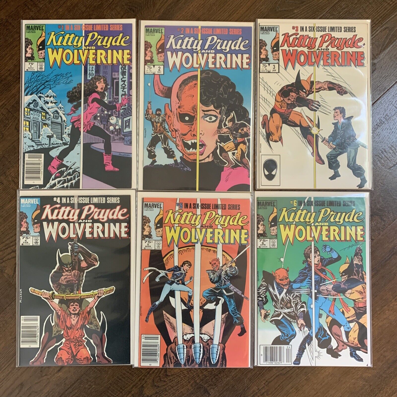 Kitty Pride & Wolverine # 1 2 3 4 5 6 1-6 Full Series Marvel Comics FN/VF