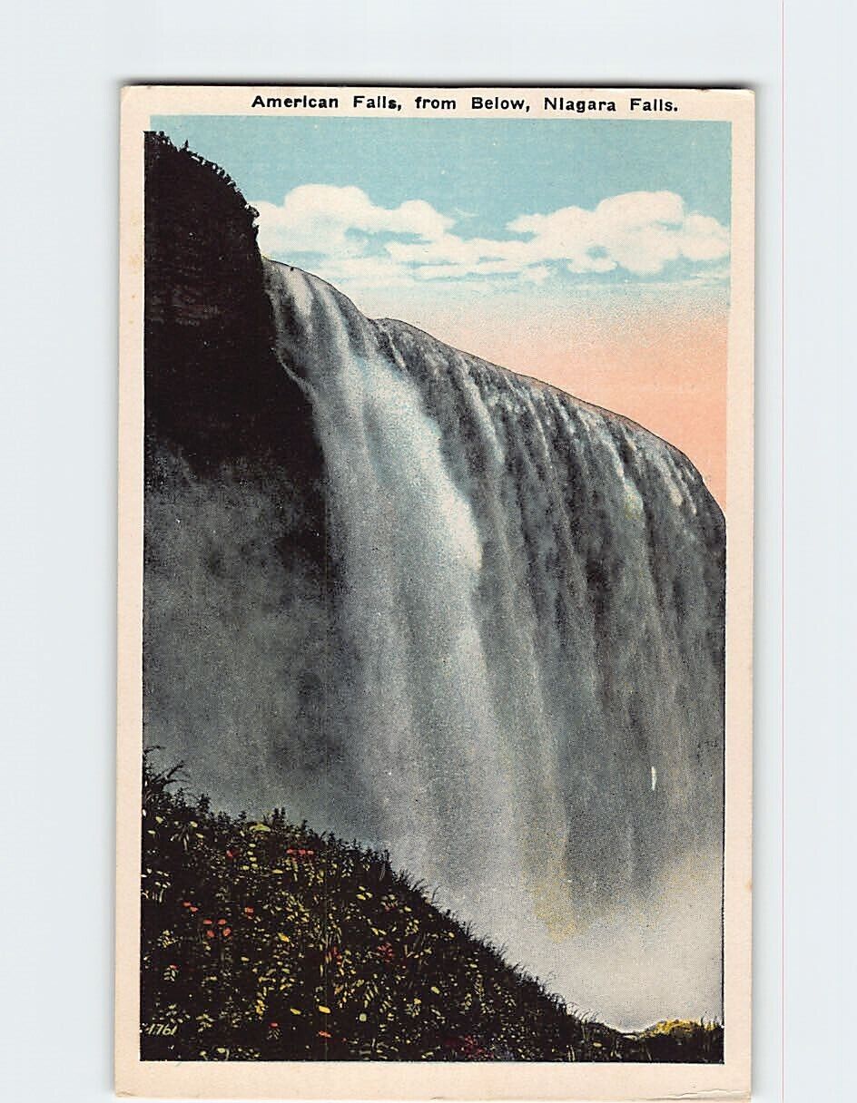 Postcard American Falls Niagara Falls New York USA